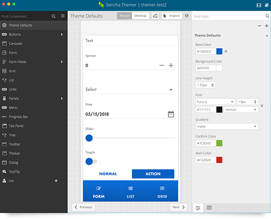 Sencha Ext JS Layout Accordian