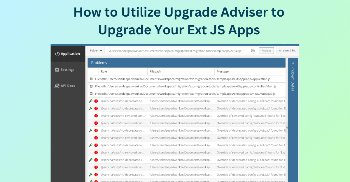 Upgrade Adviserを活用してExt JSアプリを新バージョンへ移行する